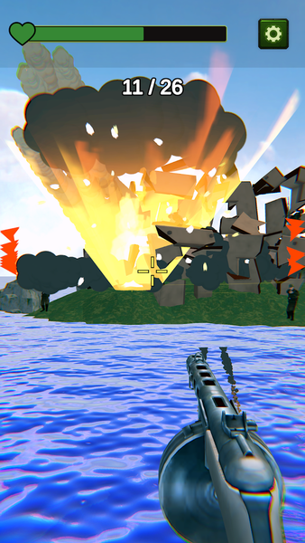 Boat Defense: Shooting Warship - Image screenshot of android app