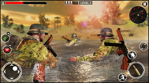 Call of World War WW2: Shooter Duty: Shooting Game - Gameplay image of android game