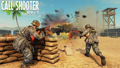 Call of shooter Duty: World War ww2 Shooting Games - Gameplay image of android game