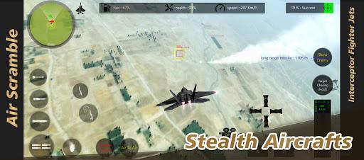 Air Scramble : Interceptor Fighter Jets - Gameplay image of android game