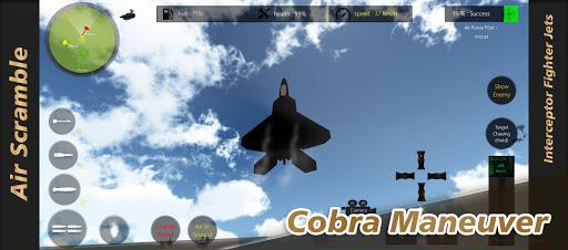 Air Scramble : Interceptor Fighter Jets - Gameplay image of android game