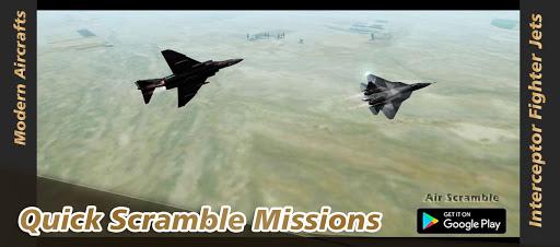 Air Scramble : Interceptor Fighter Jets - Gameplay image of android game