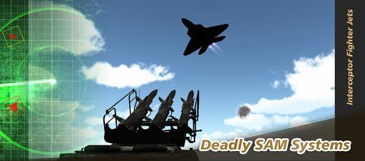 Air Scramble : Interceptor Fighter Jets - Gameplay image of android game