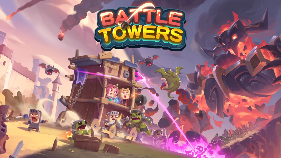 Battle Towers - TD Royale RPG - Gameplay image of android game
