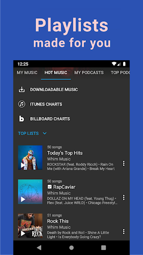 Whim Music - Image screenshot of android app