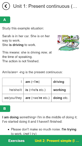 English Grammar in Use With Answers - Image screenshot of android app