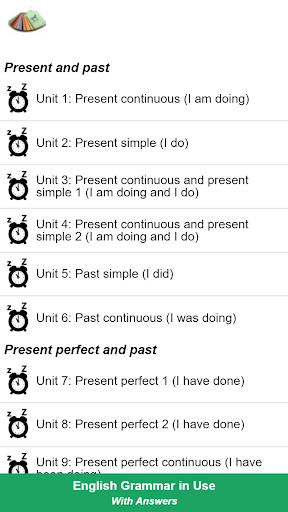 English Grammar in Use With Answers - Image screenshot of android app