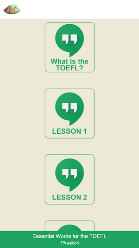 Essential Words for the TOEFL - Image screenshot of android app