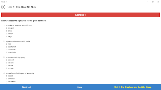 ۴۰۰۰ Essential English Words ۳ - عکس برنامه موبایلی اندروید