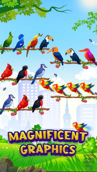 Bird Sort Relaxing Puzzle - عکس بازی موبایلی اندروید