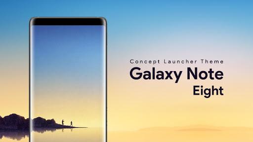 Theme - Galaxy Note 8 - عکس برنامه موبایلی اندروید