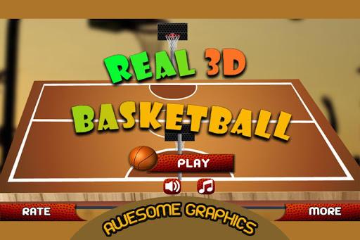 Real 3d Basketball : Full Game - Gameplay image of android game