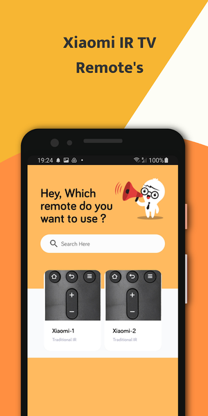 Xiaomi Mi TV Remote - عکس برنامه موبایلی اندروید