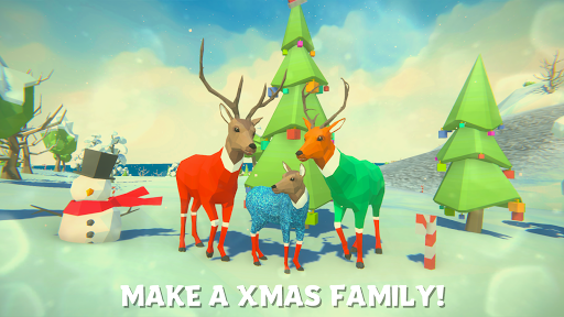 Deer Simulator Christmas - Gameplay image of android game