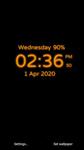 Digital Clock - Image screenshot of android app