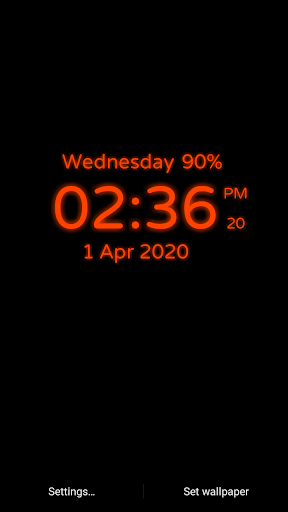 Digital Clock - Image screenshot of android app