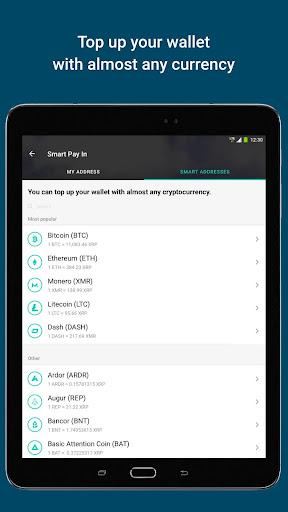 Ripple Wallet. Buy & Exchange XRP coin-Freewallet - Image screenshot of android app