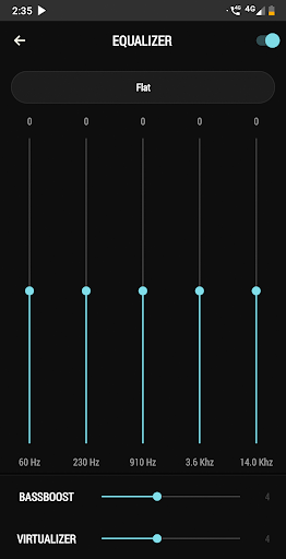 PowerAudio Music Player - Image screenshot of android app