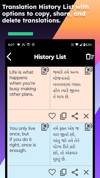 English Gujarati Translate - Image screenshot of android app