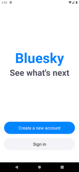 Bluesky - Image screenshot of android app