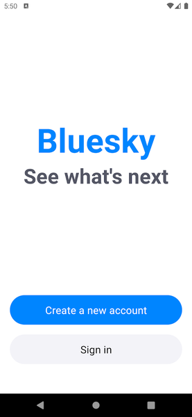 Bluesky - عکس برنامه موبایلی اندروید