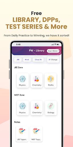 PW -JEE/NEET, UPSC, GATE, SSC - عکس برنامه موبایلی اندروید