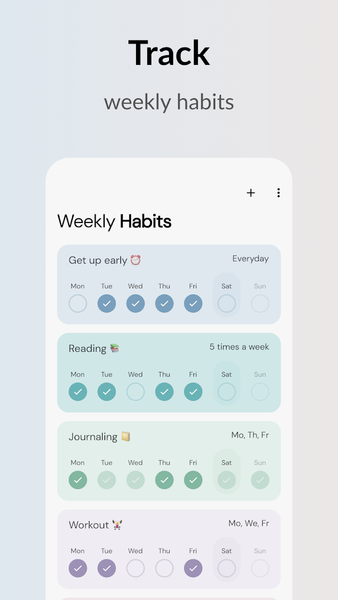 TheFor: Habit Tracker - Image screenshot of android app