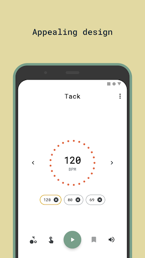 Tack: Metronome - عکس برنامه موبایلی اندروید