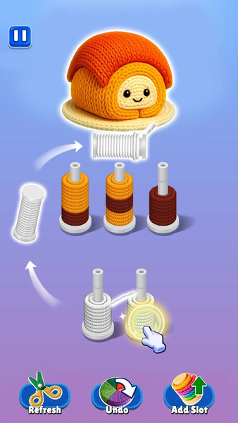 Yarn Away - Gameplay image of android game