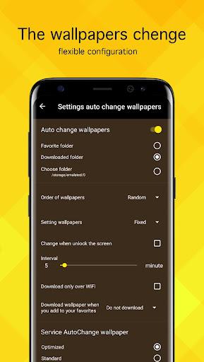 Yellow Wallpapers 4K - Image screenshot of android app