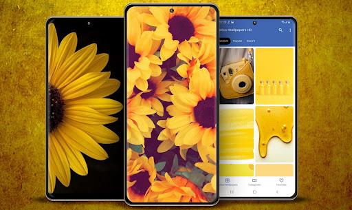 Yellow Wallpaper - Image screenshot of android app