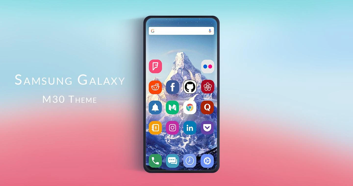 Theme for Samsung Galaxy M30 - Image screenshot of android app