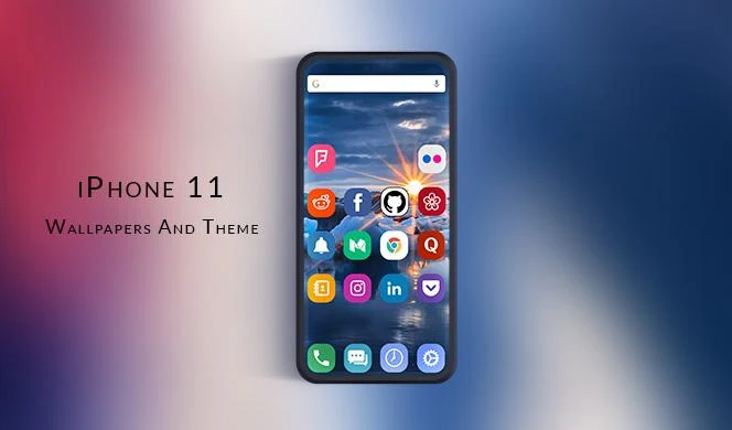 Theme for iPhone 11 - Image screenshot of android app