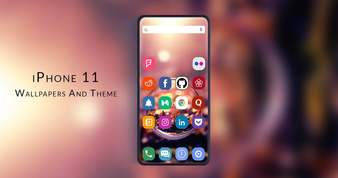 Theme for iPhone 11 - Image screenshot of android app