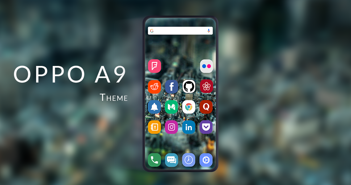 Theme for Oppo A9 - عکس برنامه موبایلی اندروید