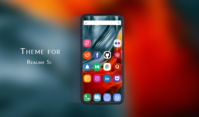 Theme for Realme 5i - Image screenshot of android app