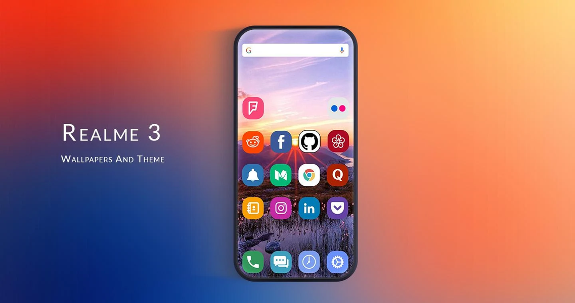 Theme And Launcher for Realme 3 - Image screenshot of android app