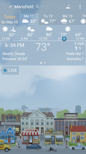 YoWindow Weather and wallpaper - Image screenshot of android app
