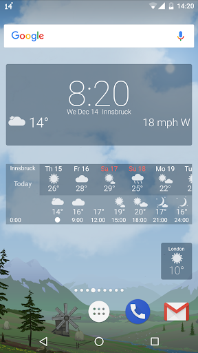 Awesome Weather YoWindow - Live Wallpaper, Widgets - عکس برنامه موبایلی اندروید