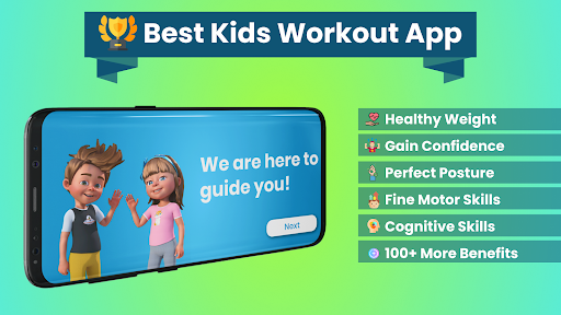 Fitness for Kids: Kids Workout - عکس برنامه موبایلی اندروید