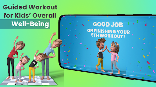 Fitness for Kids: Kids Workout - عکس برنامه موبایلی اندروید