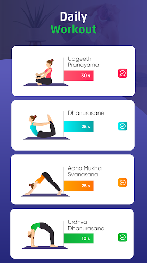 Yoga for Beginners - Home Yoga - عکس برنامه موبایلی اندروید