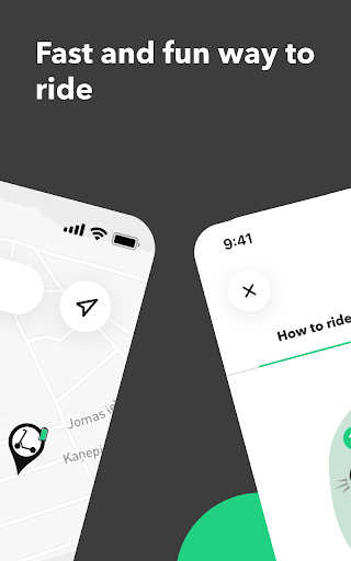 Yoio E-Scooter Sharing - Image screenshot of android app