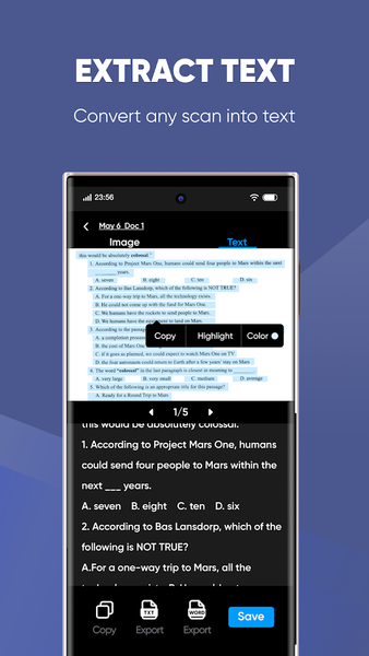 Camera Scanner - PDF Scanner - عکس برنامه موبایلی اندروید
