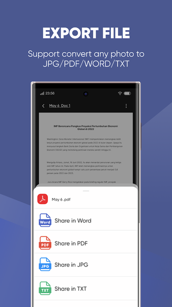 Camera Scanner - PDF Scanner - عکس برنامه موبایلی اندروید