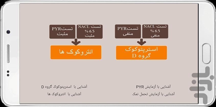 باکتری شناسی پزشکی - عکس برنامه موبایلی اندروید
