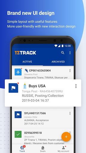 ۱۷TRACK Package Tracker - عکس برنامه موبایلی اندروید
