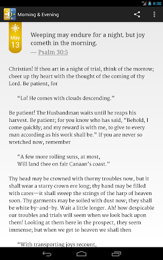 Morning & Evening Devotional - Image screenshot of android app