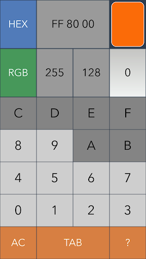 Hex,Dec,Oct,Bin(Dev Calc) - عکس برنامه موبایلی اندروید