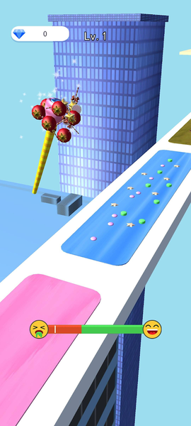 Cotton Candy Roll 3D - Gameplay image of android game
